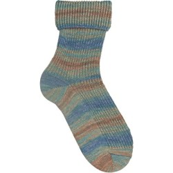 Opal Sunrise sokkenwol natuurlijke kleuren met al zijn pracht en praal.