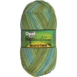 Opal Sunrise sokkenwol natuurlijke kleuren met al zijn pracht en praal.
