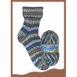Opal Wasserwelten sokkenwol met de mooiste kleuren en streepverloop.
