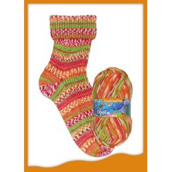 Opal Wasserwelten sokkenwol met de mooiste kleuren en streepverloop.