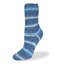 Rellana Flotte Socke Blue met prachtige frisse kleuren in het blauw