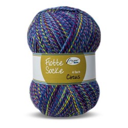 Rellana Flotte Socke Circus vol met knallende kleurtjes, verveelt niet