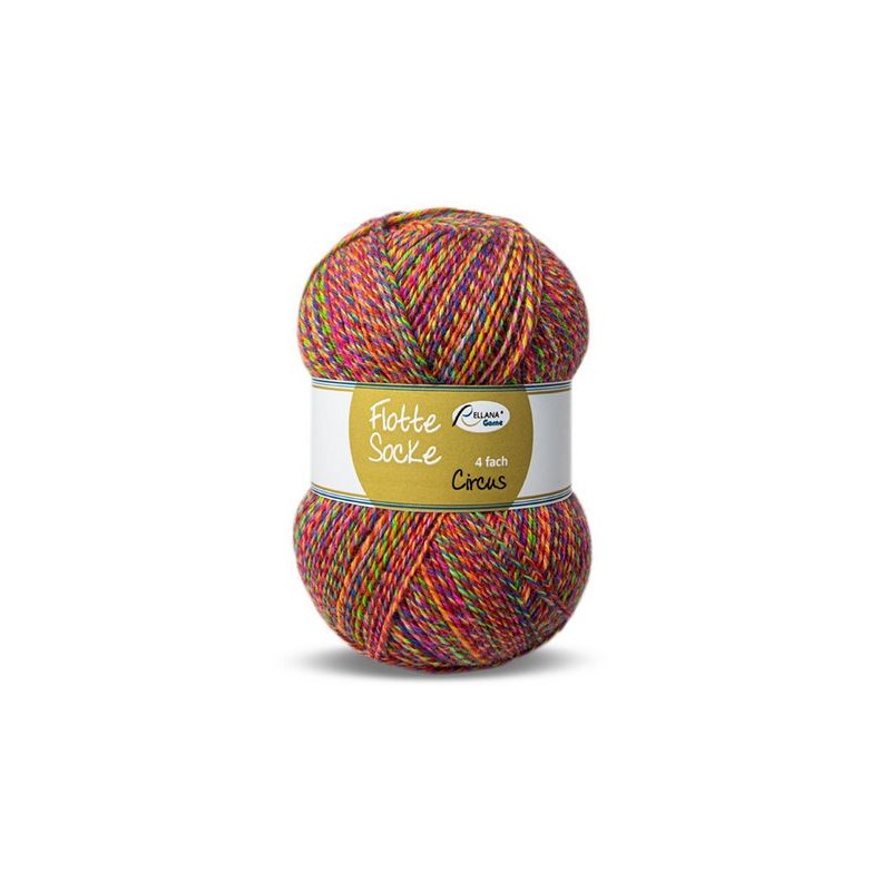 Rellana Flotte Socke Circus vol met knallende kleurtjes, verveelt niet Rellana Flotte Socke Circus vol met knallende kleurtjes, verveelt niet
