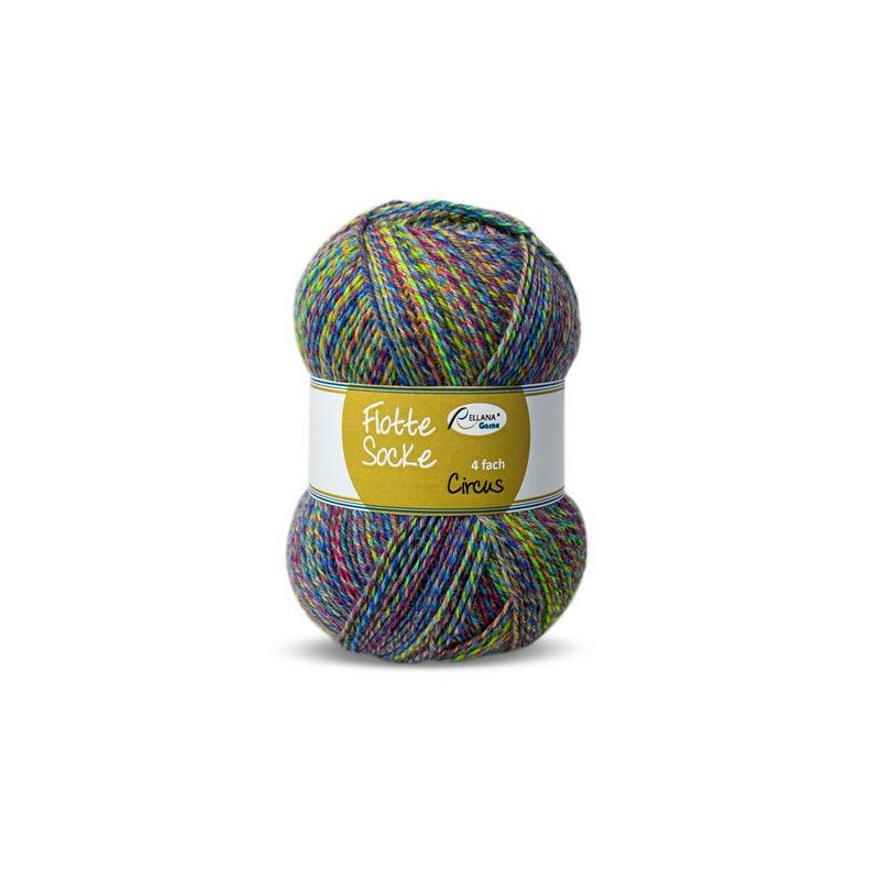 Rellana Flotte Socke Circus vol met knallende kleurtjes, verveelt niet Rellana Flotte Socke Circus vol met knallende kleurtjes, verveelt niet