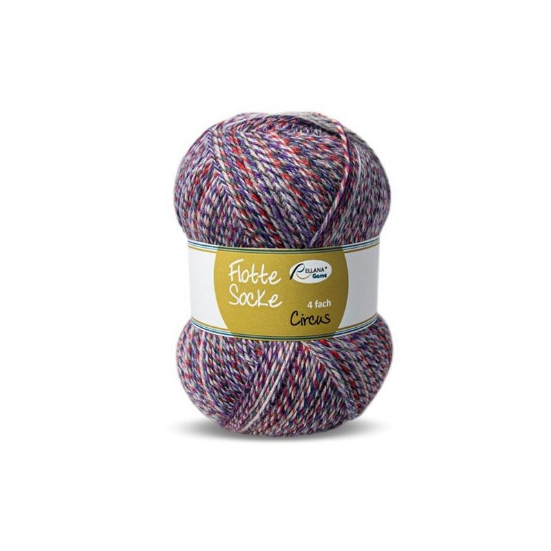 Rellana Flotte Socke Circus vol met knallende kleurtjes, verveelt niet Rellana Flotte Socke Circus vol met knallende kleurtjes, verveelt niet