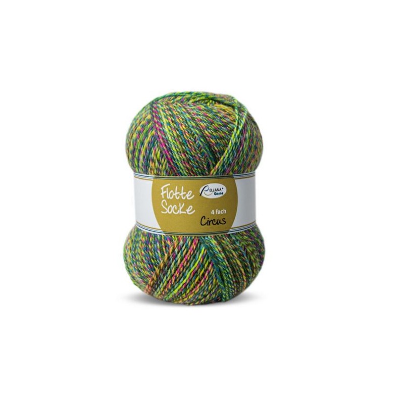 Rellana Flotte Socke Circus vol met knallende kleurtjes, verveelt niet Rellana Flotte Socke Circus vol met knallende kleurtjes, verveelt niet
