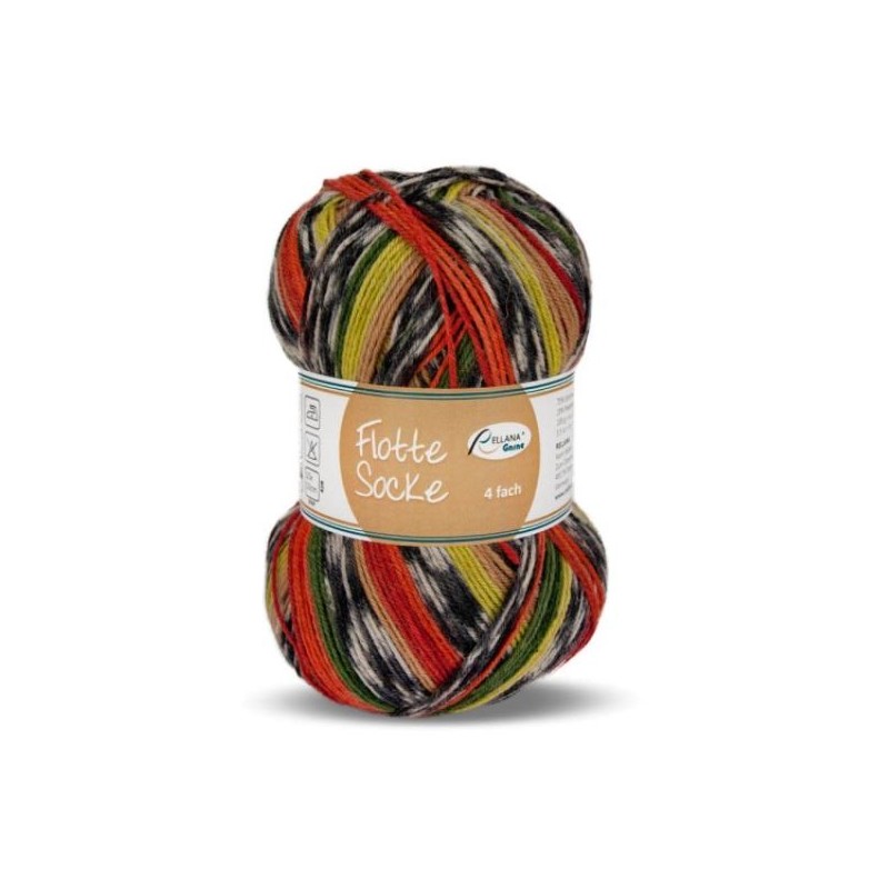 Rellana Flotte Socke Figaro kleurig sokkengaren dat niet verveelt.