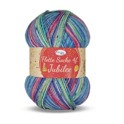 Rellana Flotte Socke Jubilee garen met frisse en unieke kleuren