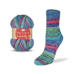 Rellana Flotte Socke Jubilee garen met frisse en unieke kleuren