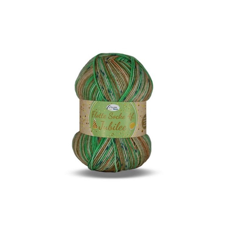 Rellana Flotte Socke Jubilee garen met frisse en unieke kleuren