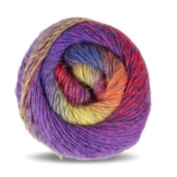 Rellana Flotte Socke Kolibri sokkenwol met lang verlopende kleuren.