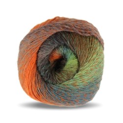 Rellana Flotte Socke Kolibri sokkenwol met lang verlopende kleuren.