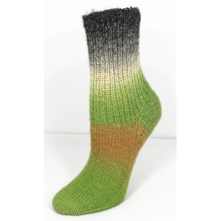 Rellana Flotte Socke Kolibri sokkenwol met lang verlopende kleuren.