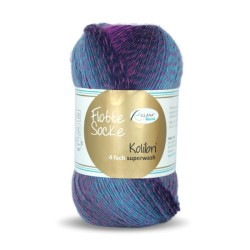 Rellana Flotte Socke Kolibri sokkenwol met lang verlopende kleuren.