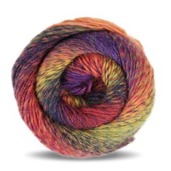 Rellana Flotte Socke Kolibri sokkenwol met lang verlopende kleuren.