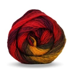 Rellana Flotte Socke Kolibri sokkenwol met lang verlopende kleuren.