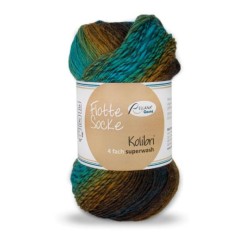 Rellana Flotte Socke Kolibri sokkenwol met lang verlopende kleuren.