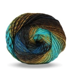 Rellana Flotte Socke Kolibri sokkenwol met lang verlopende kleuren.