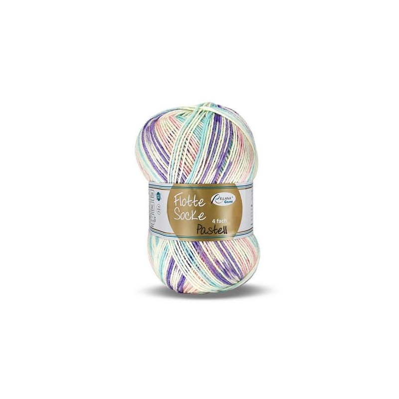 Rellana Flotte Socke Pastell garen met prachtige frisse pastel kleuren Rellana Flotte Socke Pastell garen met prachtige frisse pastel kleuren