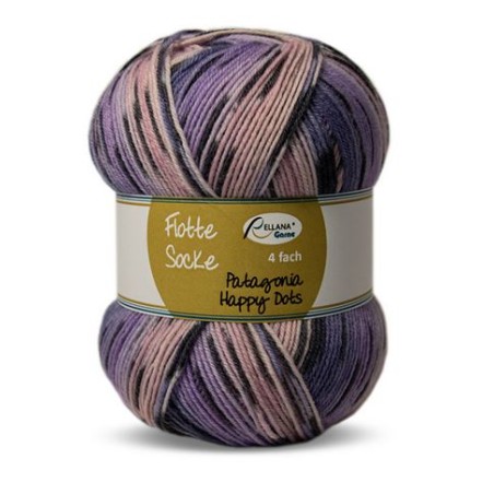 Rellana Patagonia Happy Dots sokkengaren met prachtige frisse kleuren.