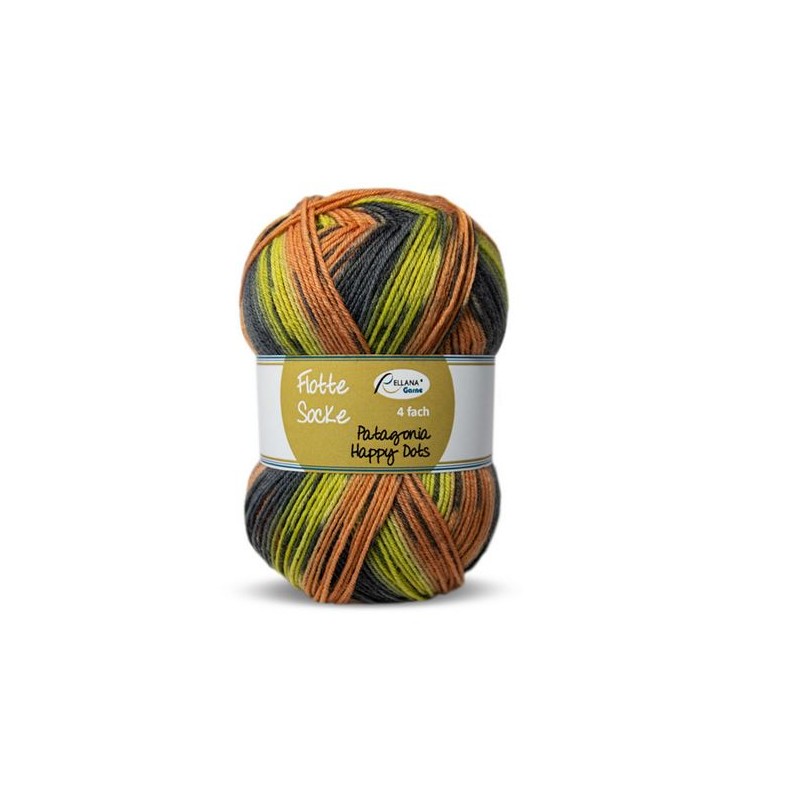 Rellana Patagonia Happy Dots sokkengaren met prachtige frisse kleuren. Rellana Patagonia Happy Dots sokkengaren met prachtige frisse kleuren.