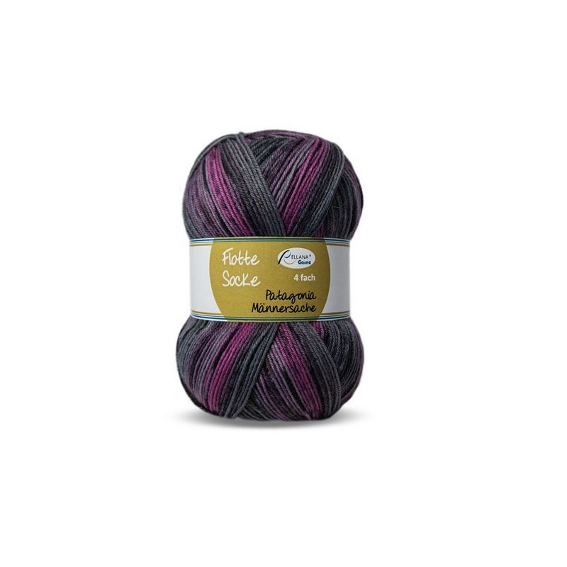 Rellana Patagonia Mannersache sokkengaren met krachtige kleuren. Rellana Patagonia Mannersache sokkengaren met krachtige kleuren.
