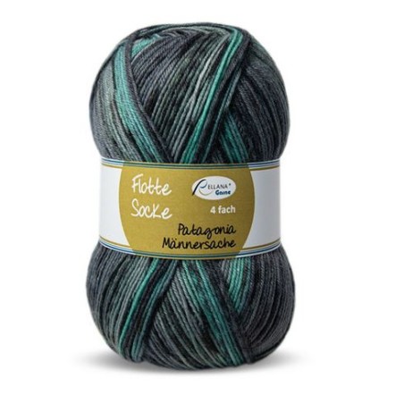 Rellana Patagonia Mannersache sokkengaren met krachtige kleuren.