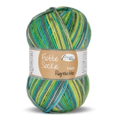 Rellana Flotte Socke Rigoletto garen met heldere en frisse kleuren.