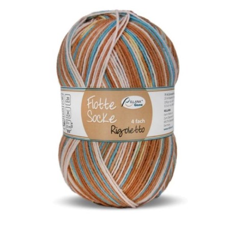 Rellana Flotte Socke Rigoletto garen met heldere en frisse kleuren.