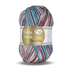 Rellana Flotte Socke Sunshine sokkenwol met frisse en zonnige kleuren.