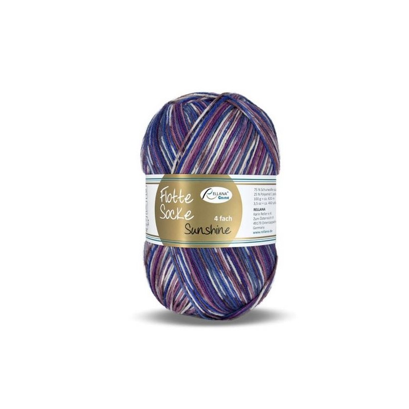 Rellana Flotte Socke Sunshine sokkenwol met frisse en zonnige kleuren. Rellana Flotte Socke Sunshine sokkenwol met frisse en zonnige kleuren.
