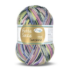 Rellana Flotte Socke Sunshine sokkenwol met frisse en zonnige kleuren.