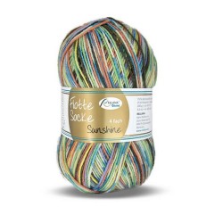 Rellana Flotte Socke Sunshine sokkenwol met frisse en zonnige kleuren.