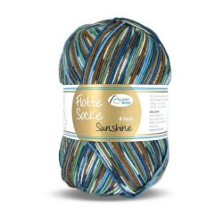Rellana Flotte Socke Sunshine sokkenwol met frisse en zonnige kleuren.