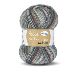 Rellana Flotte Socke Wellness garen met prachtige weldadige kleuren.