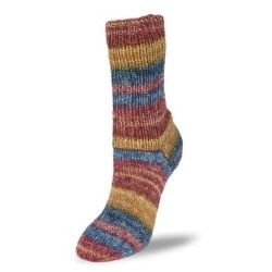 Rellana Flotte Socke Wellness garen met prachtige weldadige kleuren.