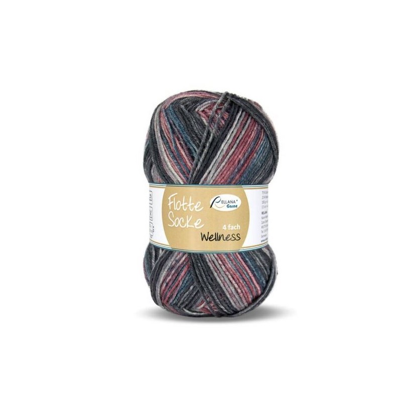 Rellana Flotte Socke Wellness garen met prachtige weldadige kleuren. Rellana Flotte Socke Wellness garen met prachtige weldadige kleuren.
