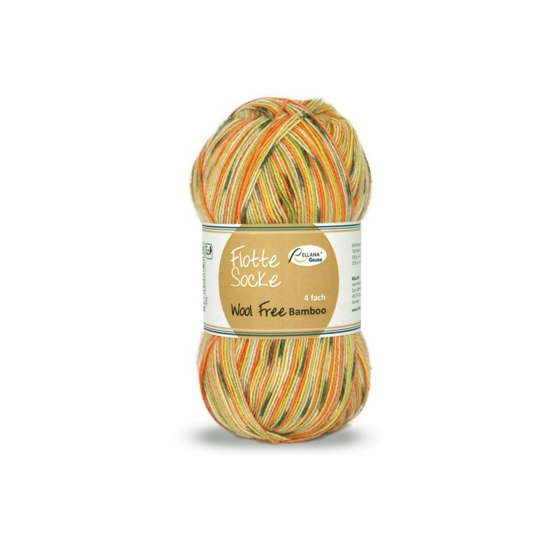 Rellana Flotte Socke Woolfree Bamboe sokkengaren met prachtige kleuren Rellana Flotte Socke Woolfree Bamboe sokkengaren met prachtige kleuren