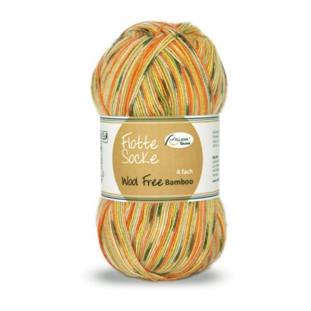 Rellana Flotte Socke Woolfree Bamboe sokkengaren met prachtige kleuren