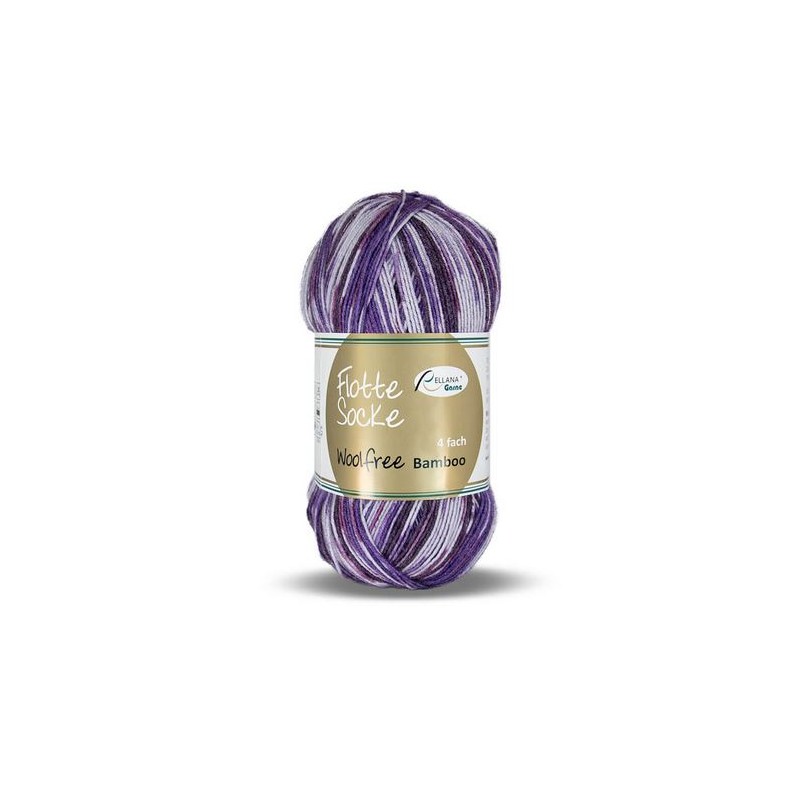 Rellana Flotte Socke Woolfree Bamboe sokkengaren met prachtige kleuren Rellana Flotte Socke Woolfree Bamboe sokkengaren met prachtige kleuren