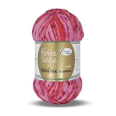 Rellana Flotte Socke Woolfree Bamboe sokkengaren met prachtige kleuren