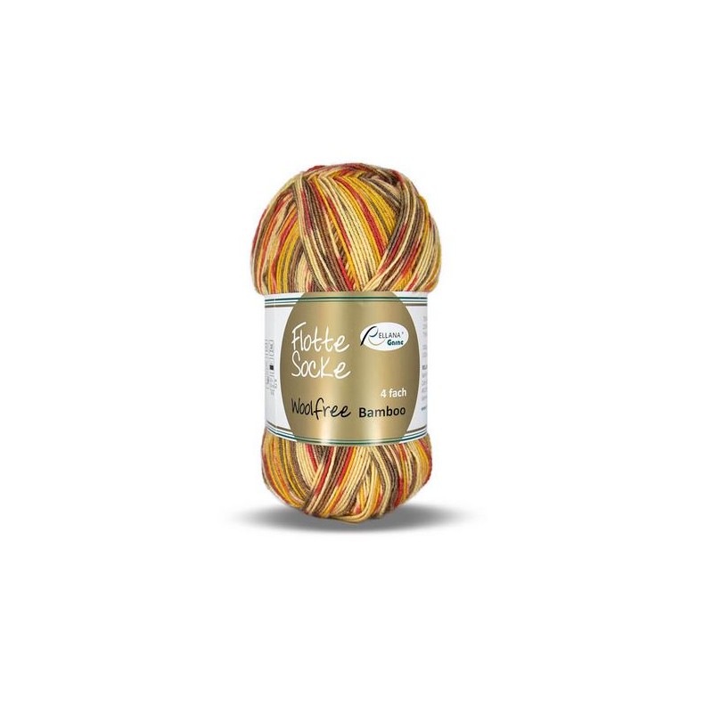 Rellana Flotte Socke Woolfree Bamboe sokkengaren met prachtige kleuren Rellana Flotte Socke Woolfree Bamboe sokkengaren met prachtige kleuren