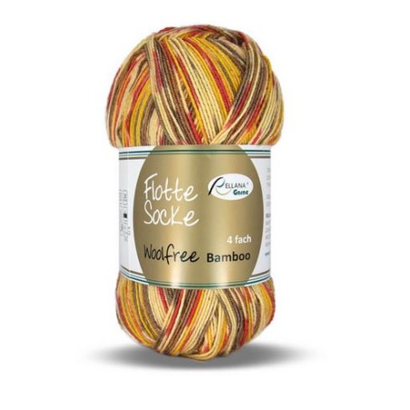 Rellana Flotte Socke Woolfree Bamboe sokkengaren met prachtige kleuren