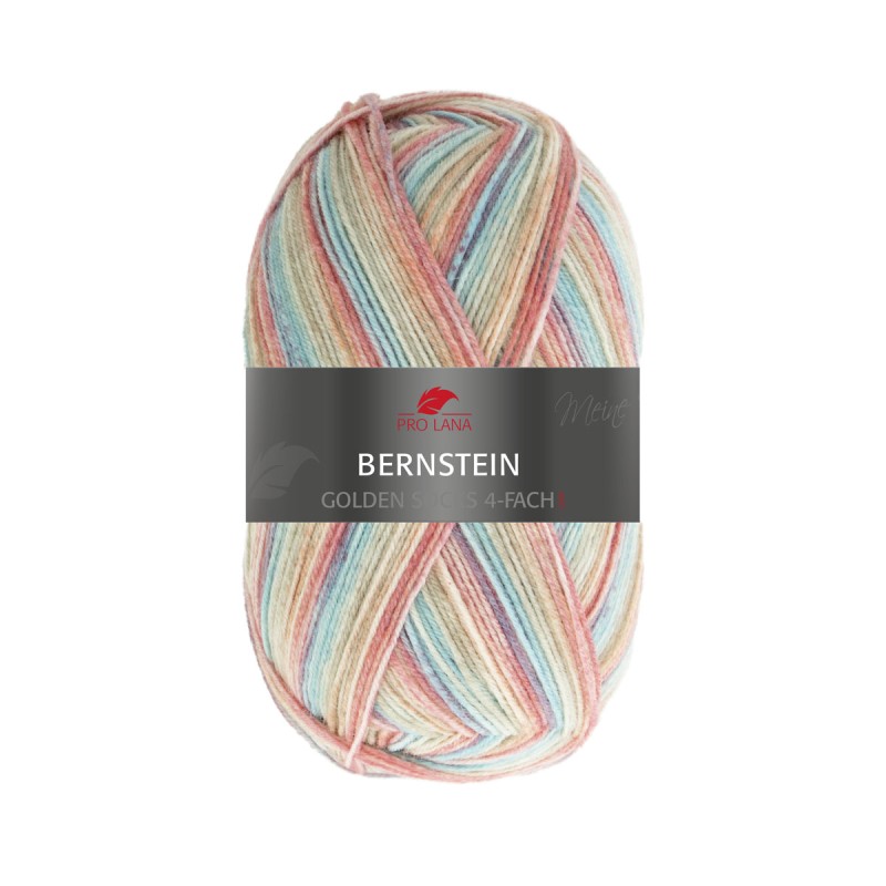 Pro Lana Bernstein gezellig gekleurde gestreepte sokken voor jou.