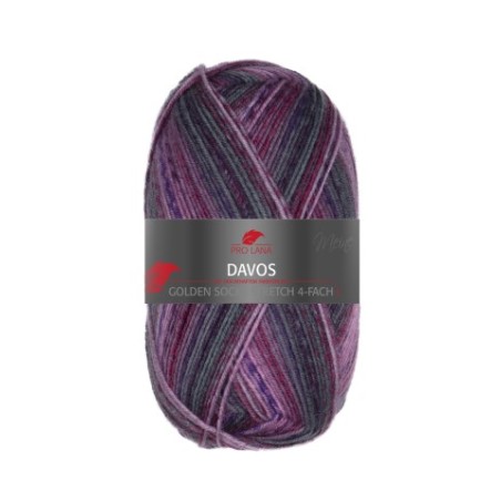 Davos Stretch kwalitatief hoogwaardige Duitse sokkenwol van Pro Lana