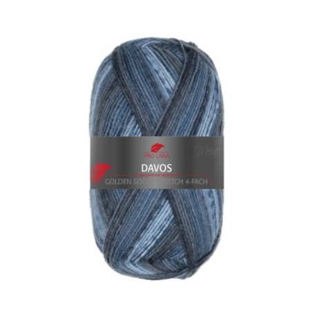 Davos Stretch kwalitatief hoogwaardige Duitse sokkenwol van Pro Lana