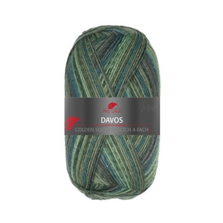 Davos Stretch kwalitatief hoogwaardige Duitse sokkenwol van Pro Lana