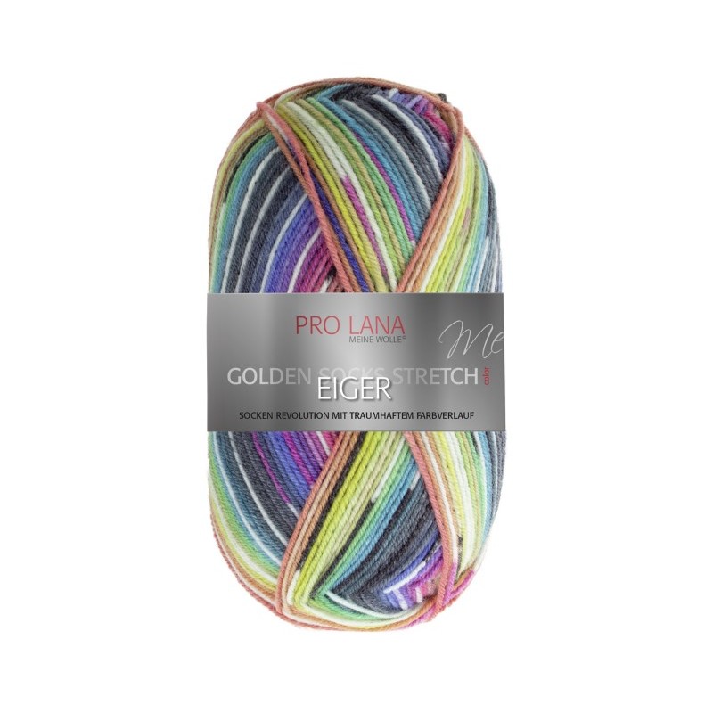 Eiger Stretch kwalitatief hoogwaardige Duitse sokkenwol van Pro Lana Eiger Stretch kwalitatief hoogwaardige Duitse sokkenwol van Pro Lana