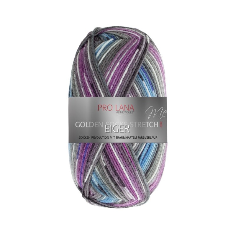 Eiger Stretch kwalitatief hoogwaardige Duitse sokkenwol van Pro Lana Eiger Stretch kwalitatief hoogwaardige Duitse sokkenwol van Pro Lana