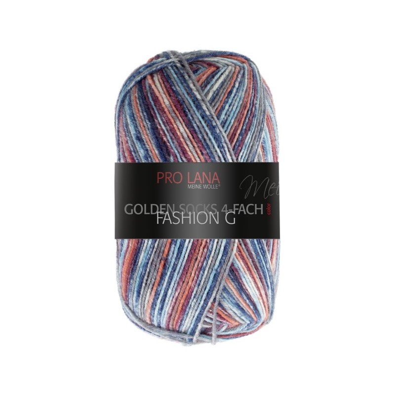 Fashion G is een van de garens uit de golden socks serie van Pro Lana Fashion G is een van de garens uit de golden socks serie van Pro Lana